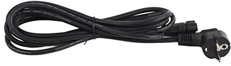 Netzkabel für WVC 300 WVC 350, 3 Meter AC Stromkabel, Solarwechselrichter Anschlusskabel, EU 220V, Kupfer-PVC Material, 0,75mm² Querschnitt
