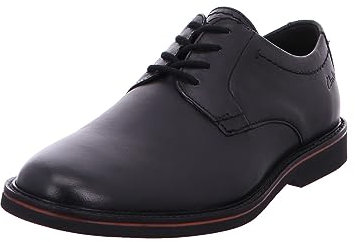 Clarks Herren Atticus Ltlace Oxford, Schwarz, 43 EU