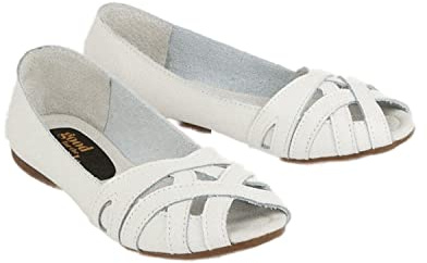 Good For The Sole Womens/Ladies Layla Woven Leather Pumps (6 UK) (White)