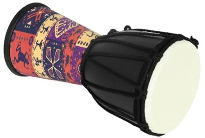 Professionelle Djembe 4 Zoll Afrikanische Trommel Handgemachte Traditionelle Afrikanische Trommel Bunte Djembe Handtrommel Percussion