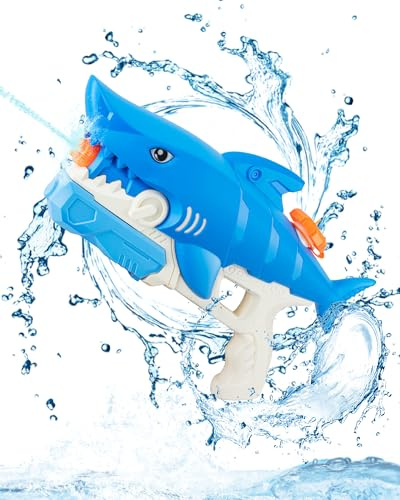 Pistola de Agua, 640 ml Pistola de Agua niños, Alcance de 6-7 Metros Pistola de Agua, Pistola de Agua para niños y niñas a Partir de 6 años, Juguete acuático para Verano, Piscina y Playa