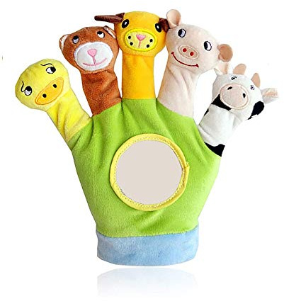 Xrten Animales de la Dedos títeres muñecos Marionetas de Mano Animales Juguetes para bebé niños