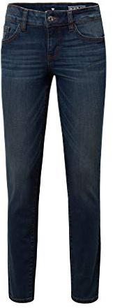 TOM TAILOR Damen Jeans 1008117 Alexa Slim, 10282 - Dark Stone Wash Denim (1), 28W / 32L