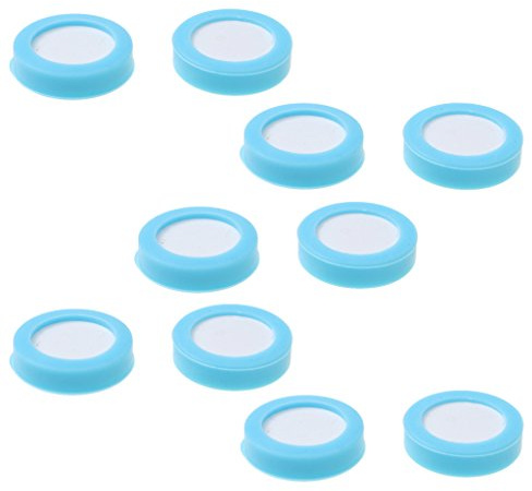 freneci 10 Pièces Rond Aquarium CO2 Diffuseur Remplacement Disque en Céramique Atomiseur De CO2 Tranche - 3cm