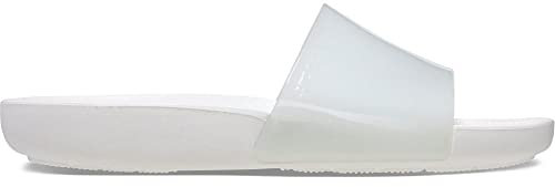 Crocs Splash Glossy Slide White Size 4 UK Women