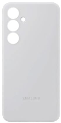 Samsung Silicone Case EF-PS721 für Galaxy S24 FE, Smartphone-Cover, Handy-Hülle, Silikon, Kratzfest, Schlankes Design, Gray