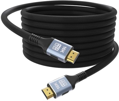 CAKOBLE HDMI 2.2 Cable 3m | 96Gbps Ultra High Speed HDMI Cable, 16K@60Hz,8K@240Hz,4K@480Hz@360Hz| eARC, HDR10+, HDCP 2.2 2.3, Dolby | for hdmi 2.1 cable,Soundbar,PS5, Xbox, Gaming PC, HDTV, Monitor