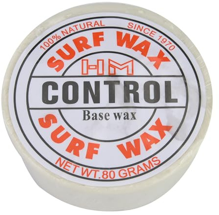 ANKROYU Set di cera da surf premium antiscivolo, 5 formule specifiche per la temperatura, aderenza ad alte prestazioni per tavole da surf, skateboard, kit di cera da trazione a bas (Bianca)