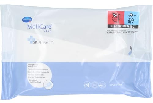 MoliCare Skin feuchte Waschhandschuhe, 8 St. Handschuhe