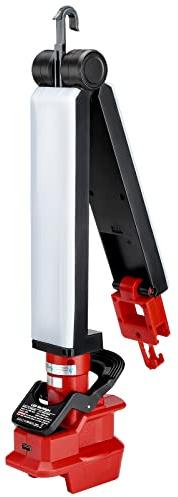 Taingwei 30W 2400LM LED Lámpara de Clip, Compatible con la Batería Milwaukee M18, 18v Luz de Inundación para Reparación de Coche, Camping, Emergencia e Iluminación de Obras