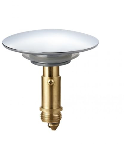 JZK Argenté 69mm Bouchon Pop-up de Baignoire en métal chromé, Rechange pour Bouchon de vidange de Baignoire, Bouchon clic-clac à Ressort