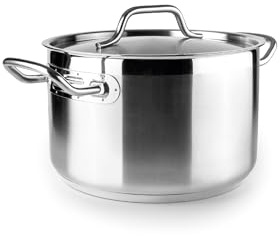 IBILI - Olla Con Tapa Inox Ebbe 24 Cm, Acero inoxidable 18/10, Apto para induccion