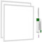 LES FLEURS Square Led Panel Lights 600 x 600 mm, 4000K White Recessed Office Ceiling Panel Down Light, 30W 3850 Lumen Commercial Flat Backlit Fixture (2 Packs)