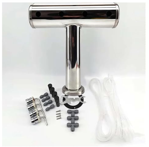 beer tap, Kit de robinetterie for 4 robinets (duotights, tiges, poignées, EVABarrier) - Accessoire for robinet de bière - Fournitures de cuisine for brassage à domicile,For Homebrew Beer Tower