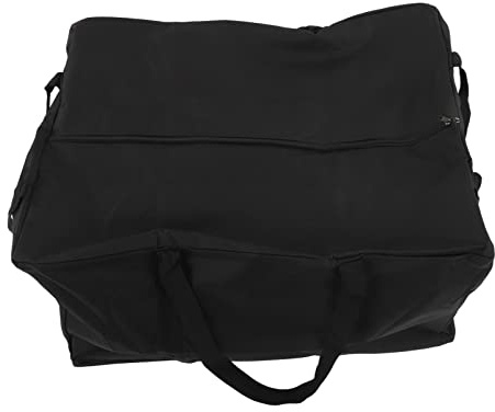 RASTKY Heavy Duty BBQ Verktygsväska BBQ Verktygsväska Portable Wear Svart Grillverktyg Förvaringsväska 74x57x43cm Hopfällbar Grillpåse Grillning