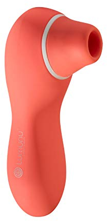 Lumunu Klitorissauger Traumtänzer mit 2 wechselbaren Aufsätzen, Druckwellen Aufliege- Vibrator aus Vollsilikon & Akkutechnik, Orgasmuswunder von Venize