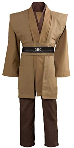 Bichingda - Túnica con capucha para disfraz de caballero, cosplay para hombre, conjunto completo para Halloween.