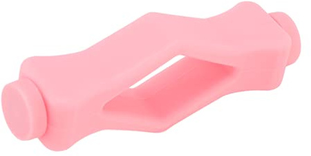 Washer Door Prop, Front Load Laundry Door Post, Keep Washer Drying Door Open to Keep Dry, Mouth Shape Strong Magnet Washer Door Holder for Most Drum Washers(Pink)