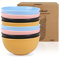 AouiSton Cuencos plastico, Ensaladera, Cuencos para snacks, 750ml bowl, Plástico sin BPA Cuencos cocina (8 pezzi)