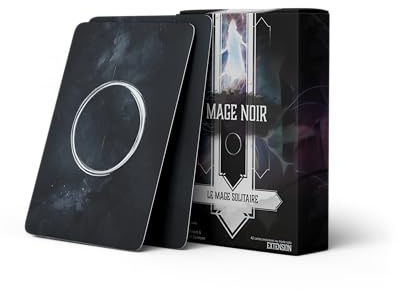 Mage Noir - Extension - Jeu de Cartes Solo ou Coopératif pour 1 à 4 Joueurs - Jeu de Société dès 14 Ans - Version Française