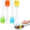 4 Stück Silikonpinsel KüChe,Backpinsel Silikon Backen KüChenpinsel Lebensmittel Silikon Pinsel Backpinsel SpüLmaschinenfest Silicone Bbq Kochpinsel Brotpinsel Pastry Brush Bratenpinsel öLpinsel KüChe
