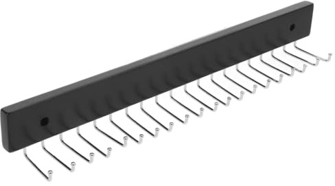 Garneck Perchero De Pared para Corbatas Cinturones Bufandas Organizador De Corbatas y Cinturones Gancho Multifuncional para Colgar La Pared