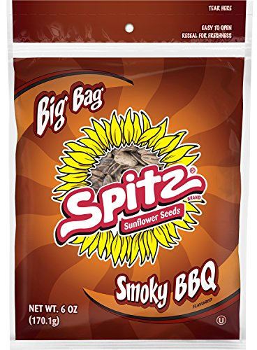 Spitz BBQ Flavored Sunflower Seeds, 6 Ounce Bags, 12 Count