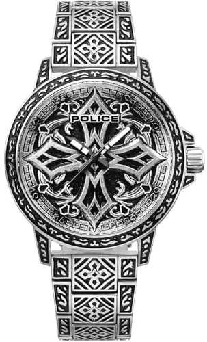 Police Herrenuhr-Set mit Armband Bronxdale PL15530CRS-SET3