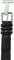 Michael Kors Women's Black Leather Belt SilverTone Buckle, Medium