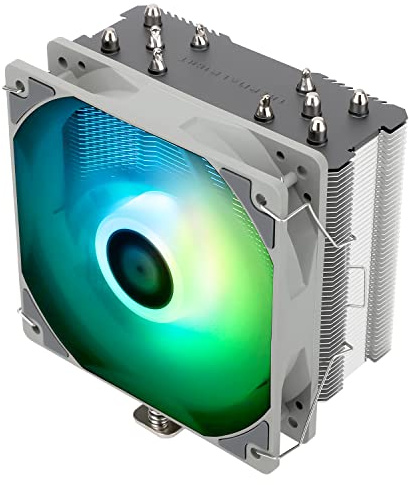 Thermalright Assassin King 120 SE ARGB CPU-Luftkühler, AK120 SE ARB, 5 Heatpipes, TL-C12C-S PWM leiser Lüfter CPU-Kühler mit S-FDB-Lager, für AMD AM4/AM5 Intel LGA 1700/1150/1151/1200