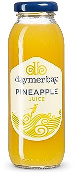 Daymer Bay - Pineapple Juice, Refreshingly Fruity, Natural Ingredients, Not from Concentrate, Vegan, Gluten Free, 100% British Recyclable Packaging 12 x 250ml Glass Bottles