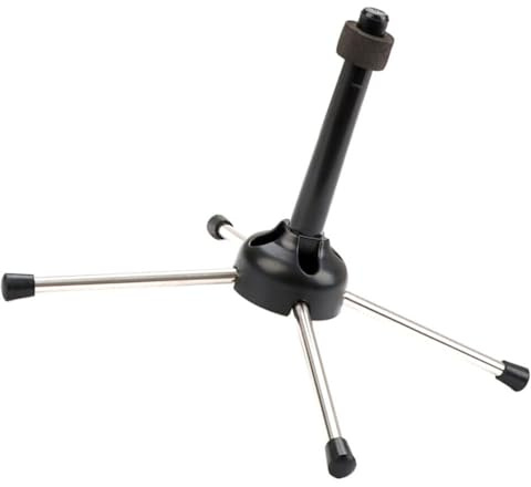 TOYANDONA Small Black Bracket Stand Portable Clarinet Stand Instrument Display Holder for Wind Instrument Storage Use in Music