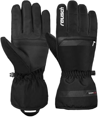 Reusch Unisex Snow King Guaranteed Windproof and Extra Breathable Ski Gloves Softshell Gloves Snow Gloves Winter Gloves for Men and Women