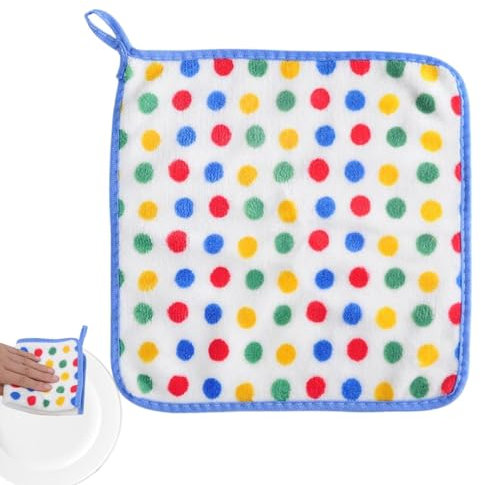 Chiffons de nettoyage de cuisine réutilisables – Torchons à vaisselle en microfibre ultra doux, très absorbants, non abrasifs, à séchage rapide, tapis de lavage pour usage domestique général, 24 x 25