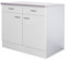 Flex-Well Küchenschrank UNNA - Unterschrank - 2-türig, 2 Schubladen - Breite 100 cm - Weiß
