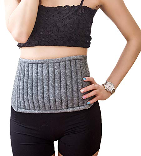 RUIXIB Winter Kaschmir Nierenwärmer Rückenwärmer Bauchwärmer Elastisch Taille Unterstützung Leibwärmer Warm Beschützer Gürtel Band Wärmegürtel für Rückenschmerzen Hexenschuss Menstruationsbeschwerden