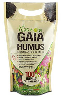 La Terra di Gaia - Fertilizzante Biologico Premium - Sacchetto da 1,8 l / 1 kg