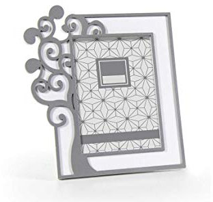 Gicos Cornice Porta Foto in Legno Decoro Albero della Vita Foto 10 * 15 cm Cornice 20 * 23 cm Shabby Chic Arredamento MOG-800085