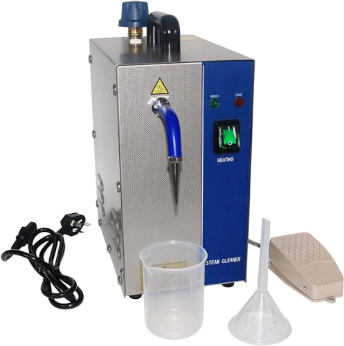 1300W/2200W Smycken Ångtvätt, Bärbar Steam Cleaner Smycken, Rostfritt stål kommersiella guldsmed, för alla typer av guld och silverjuveler,2L