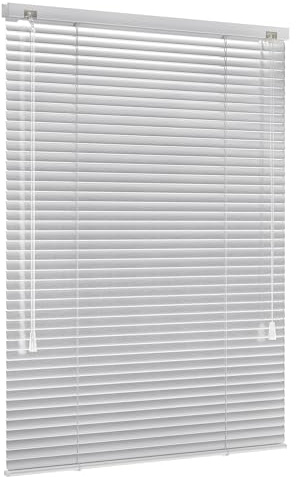 Jalousiescout Lightless Jalousie Aluminiumjalousie, Verdunkelungsrollo, Innovative Verdunkelungstechnik, Sichtschutz, ohne Bohren, 80 x 200 cm (BxH), Silber glänzend