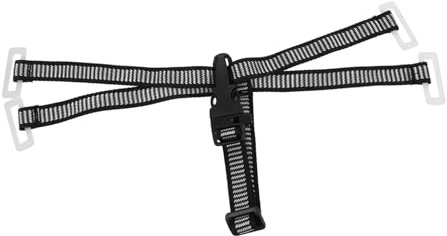 OSALADI Cintura per Il Mento per Casco Cinturino per Il Mento in Plastica E Poliestere Cintura di Ricambio per Il Mento Forma H