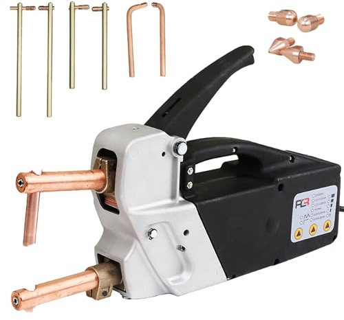 Soldadora por puntos eléctrica, pistola de soldadura portátil monofásica, máquina de soldadura por puntos de doble cara, adecuada para acero dulce de 2,0 a 2,0 mm.