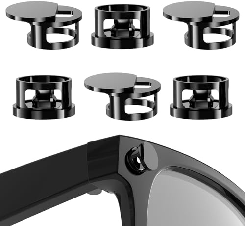 Cubiertas ajustables de bloqueo de luz LED para RayBan Meta Wayfarer, Skyler, Oakley, accesorios para Headliner, cubierta de LED de plástico para gafas Meta, fácil bloqueo de luz al grabar