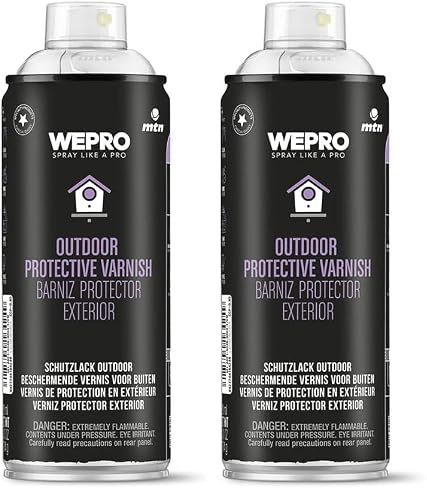 Montana Colors MTN PRO Barniz Protector Exterior Mate, Spray 400ml, El embalaje puede variar (Paquete de 2)