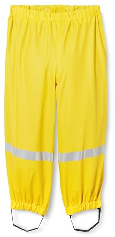 Playshoes Rain Pants Pantalones Impermeable, Amarillo (Gelb 12), 116 Unisex niños
