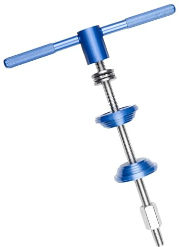 Outil De Presse pour Direction Vélo, Casque De Vélo Support De Pédalier, Outil De Casque De Vélo, Kit De Direction De Vélo, Outils Installer pour Axes De Pédalier pour VTT Et Vélo De Route(Bleu)