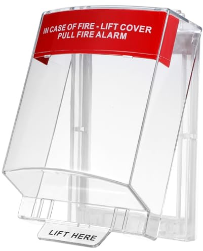 BESPORTBLE Couvercle De Protection pour Interrupteur D'Alarme Incendie Manuel Capot Résistant Feu Et Étanche Protection Complète Contre Les Déclenchements Accidentels Et Dommages