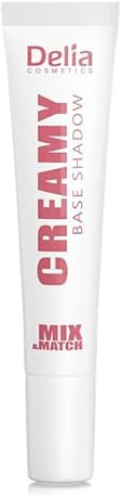 Delia Cosmetics - Mix & Match - Primer Occhi - Base Cremosa per Ombretti a Lunga Tenuta - Tonalità Nude – Preparazione al Trucco - Formula Vegana - 10 ml