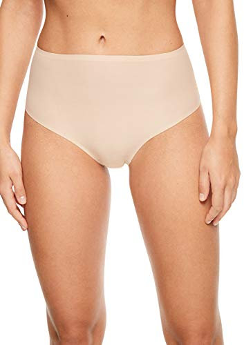 Chantelle SOFTSTRETCH UW Bas High Waist String Shorties, Nude, Taille Unique Femme