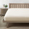 Spannbettlaken 120x200cm, Bettlaken 120x200 bis 30cm - Oeko-Tex Zertifiziert - Premium 100% Mikrofaser Weiches Spannbetttuch Leintuch Ganzjährig - Beige